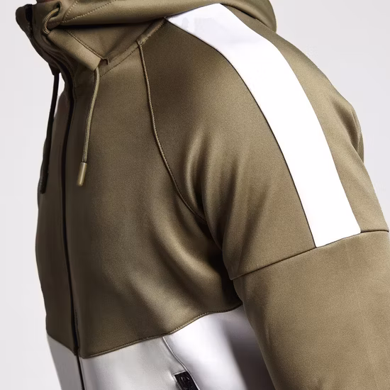 Commerce de gros zippés vestes de sport veste de sport de piste pour hommes personnalisés