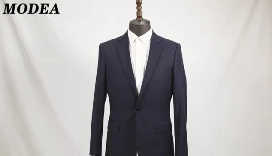 Costumes de luxe en laine 3 pièces pour hommes, ensemble de costume ajusté, veste solide, gilet et pantalon avec cravate, costume pour hommes à 2 boutons