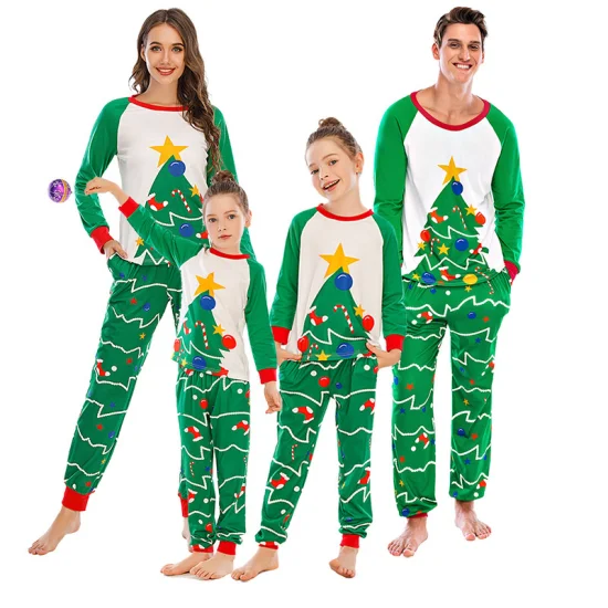 Ensemble de pyjamas pour enfants enfants bébé fille garçons vêtements décontractés Costume à manches longues vêtements de nuit pour enfants ensembles de pyjamas vêtements pour enfants pour le festival de Noël